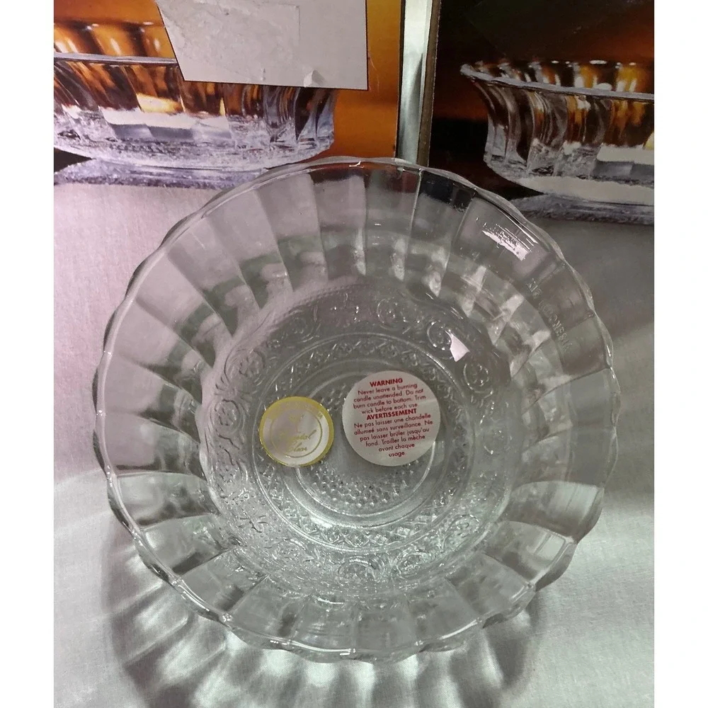 Pair Crystal Clear Trellis 4.5